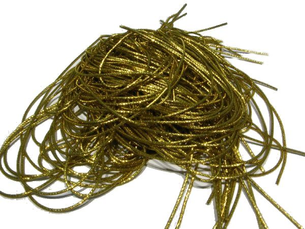 Bouillondraht / Effektdraht Gold 100 Gramm fein - 156,90 € pro Kilogramm