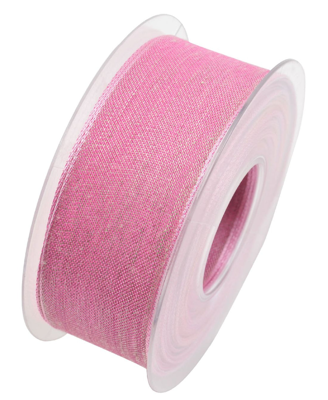 Leinenband Botswana mit Draht / rosa / Breite: 40 mm / Länge: 20 Meter - 1,11 € pro Meter