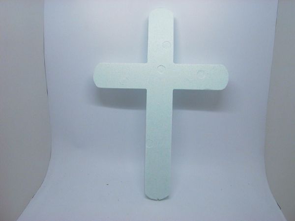 Styropor-Kreuz / 70 cm x 50 cm / 1 Stück