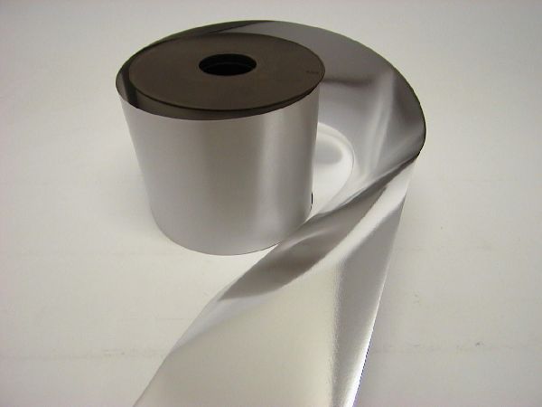 Kräuselband Silber Metallic 100 mm / 50 Meter - 0,86 € pro Meter