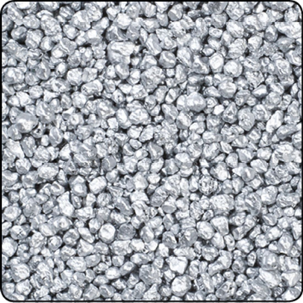 Dekogranulat Silber 8 kg Körnung 2-3mm - 5,00 € pro Kilogramm