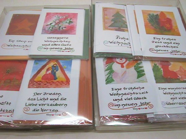 Maxikarten Weihnachten Sortiment 8 Motive - 2,20 € pro Stück