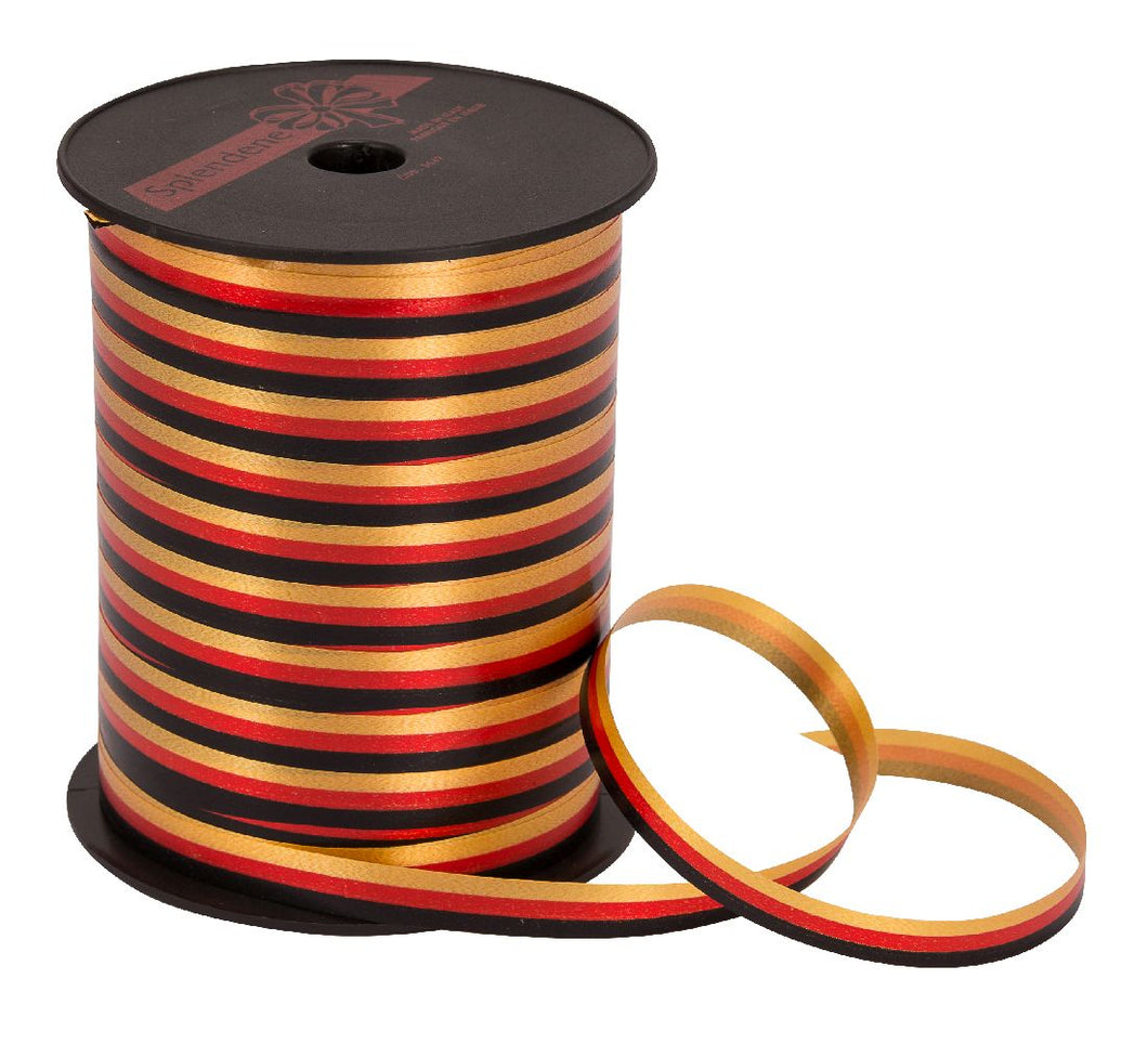 Ringelband in deutschen Nationalfarben schwarz-rot-gold B:10 mm Länge:200 Meter - 0,10 € pro Meter